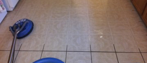 advanced products using to clean grout tile