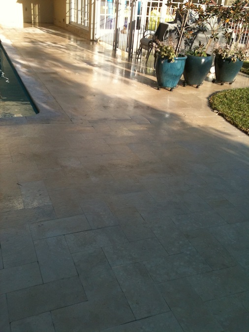 Limestone Tile & Grout Cleaning