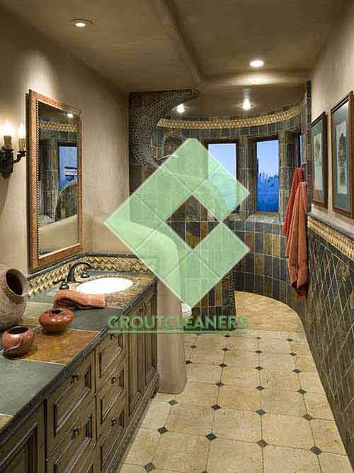 shower_with_vinyl_floor_and_slate_walls