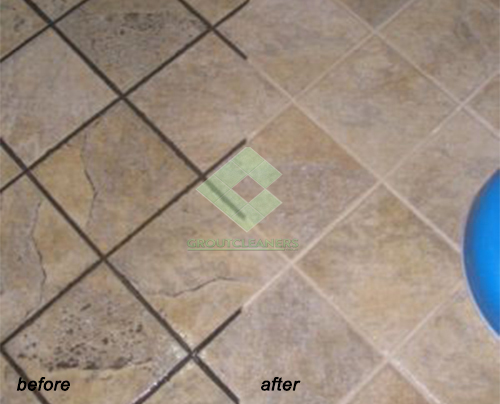 cleaning grout tile and getting brit tile